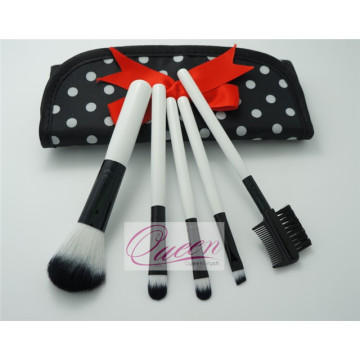 Cepillo cosmético portable barato del pelo 5PCS con la caja del Bowknot